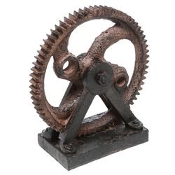 Industrial Style Décor Rusted Gear