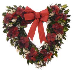 Berry Love Heart Wreath
