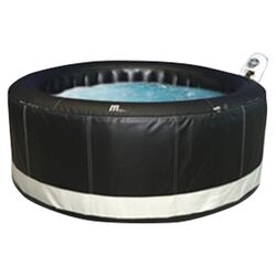 4 Person Inflatable Bubble Spa in Black