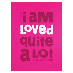 Loved a Lot Canvas Wall Art by Megan Romo