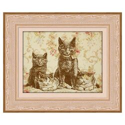 Victorian Kitties Print Art