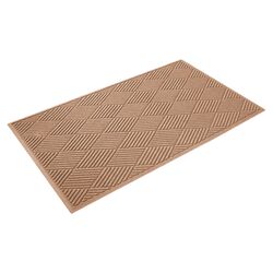Aqua Shield Diamonds Doormat in Brown