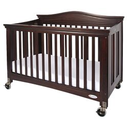 Royale Fixed Side Folding Full Crib in Antique Cherry