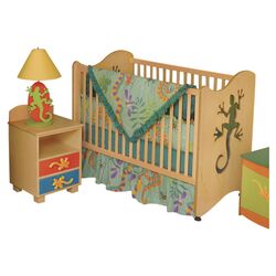 Little Lizards 2-in-1 Convertible Crib in Natural