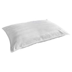 Luxury Resort Stripe Pillow in White