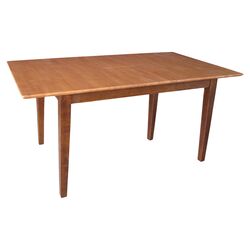 Shaker Extendable Dining Table in Cinnamon