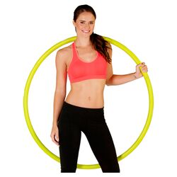 Weighted Fitness Hoop in Yellow