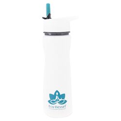 Aqua Vessel 17 oz. Water Bottle in White