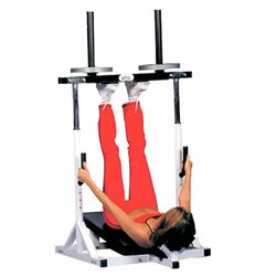 Vertical Leg Press Lower Body Gym in Black & White