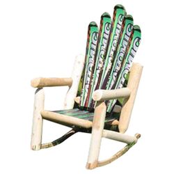 Snow Rocking Chair in Green Atomic