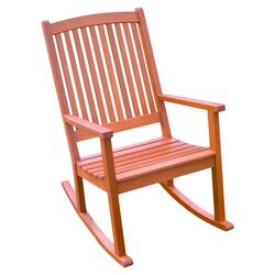 Belmont Wood Porch Rocking Chair in Natural