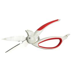 Animal House Woodpecker Poultry Shears in White & Red