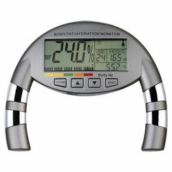 Handheld Body Fat Monitor in Silver