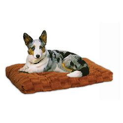 Quiet Time Deluxe Mosaic Pattern Dog Mat in Terracotta