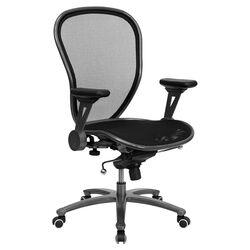 Mid-Back  Mesh Managerial Chair in Silver Vein