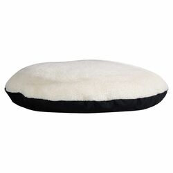 Quiet Time Extra Stuffed Dog Pillow in Navy Blue