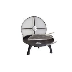 Grilltech 800 Space Wood Burning Fire Pit in Black
