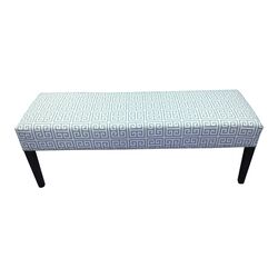 Melrose Accent Chain Bench in Blue