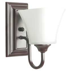 1 Light Wall Sconce in Oiled Bronze
