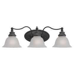 Canterbury 3 Light Wall Sconce in Antique Bronze