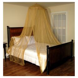 Oasis Bed Canopy Net in Gold