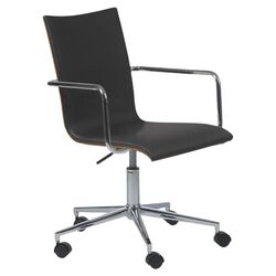 Madge Mid-Back Office Chair in Black