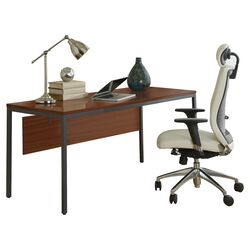 Parsons Writing Desk with Modesty Panel in Cherry