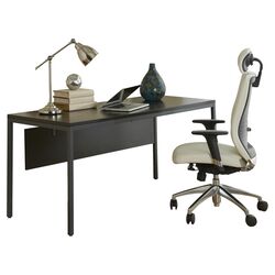 Parsons Writing Desk with Modesty Panel in Espresso