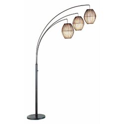 Maui Arched Floor Lamp in Antique Bronze