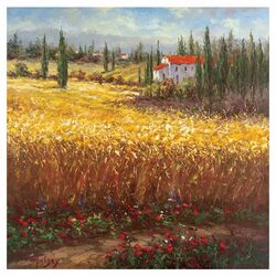 Hulsey Tuscan Wheat Gallery Wrapped Canvas