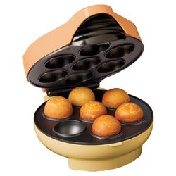 Non-Stick Donut Hole Maker in Yellow & Orange