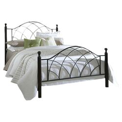 Vista Metal Bed in Black