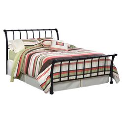 Janis Sleigh Bed in Black