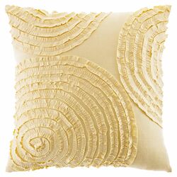 Eternity Cotton Decorative Pillow in Sunbeam