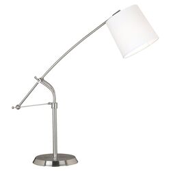 Knorr Table Lamp in Brushed Steel