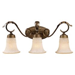 Becca 3 Light Wall Sconce in Weathered Umber