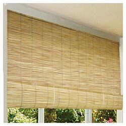 Reed Roll-Up Blind in Natural