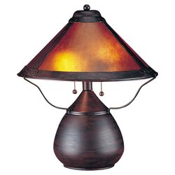 Table Lamp in Rust