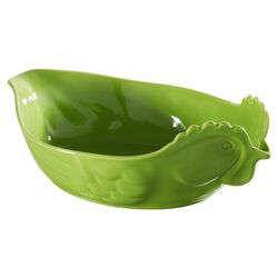 Happy Cuisine Poultry Roasting Dish in Lime Green