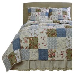 Campanille Quilt Set in Blue