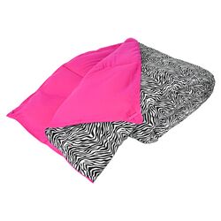 Cozy Nightz Reversible Zebra Comforter in Pink