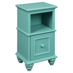 Simple End Table in Blue