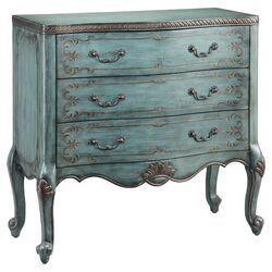 Freya 3 Drawer Chest in Turquoise