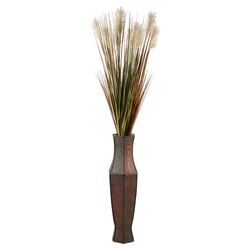 Tall Onion Grass in Green & Brown