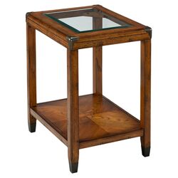 Modesto Chairside Table in Brown