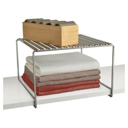 Home Expandable Locking Shelf in Stainless Steel