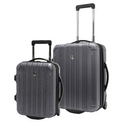 2 Piece Carry On Luggage Set in Titanium 2 Piece Carry On Luggage Set in Titanium