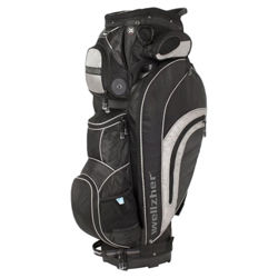 Blake Cart Golf Bag in Black & Silver Blake Cart Golf Bag in Black & Silver