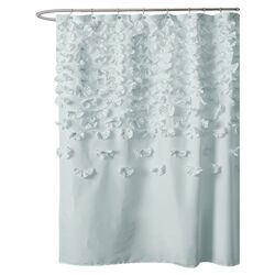 Lucia Shower Curtain in Blue