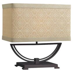 Sailsbury Table Lamp in Off-White & Bronze